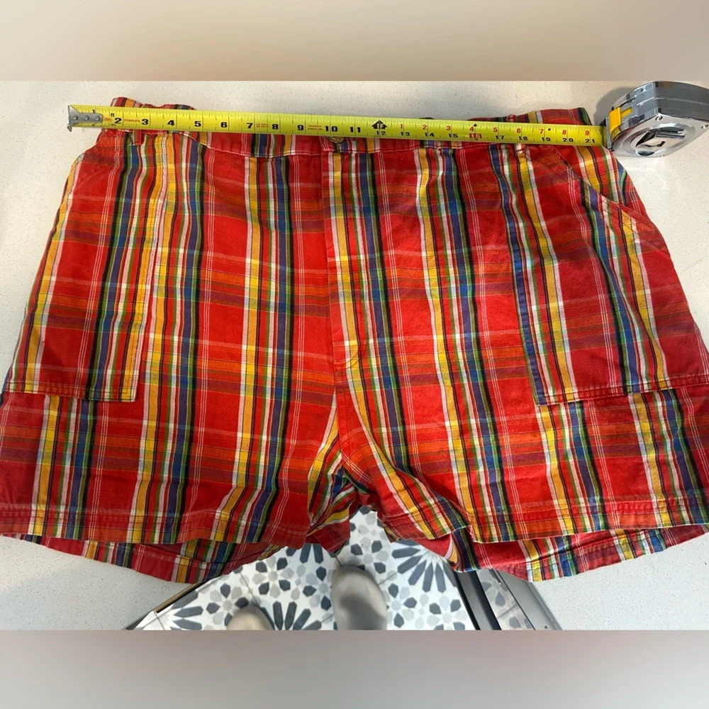 Big Bud Press Work Pants Short | 5XL, Old Sizing | Plaid Multicolor RARE
